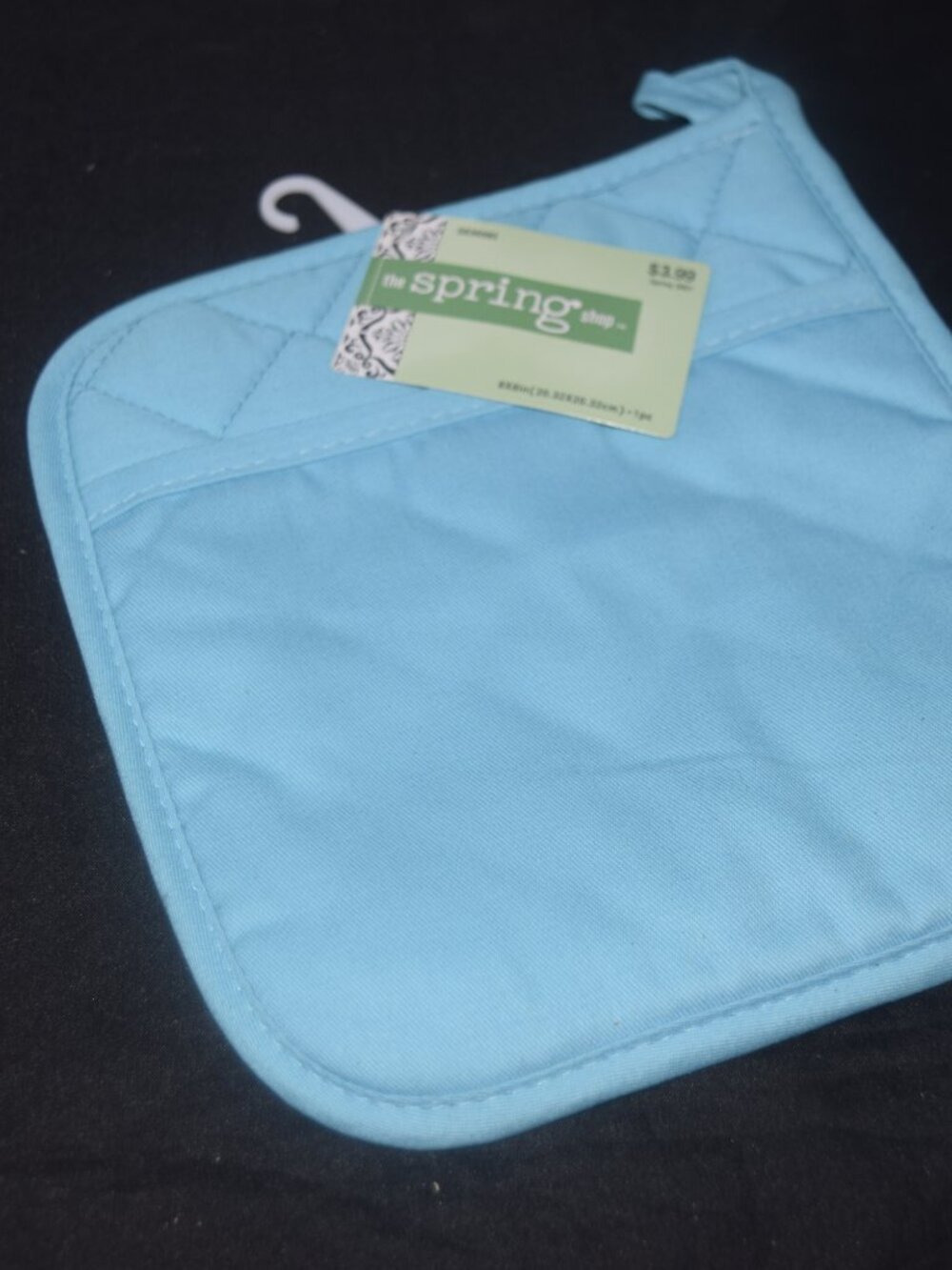 Spring Shop Light Blue Potholder - Picture 2 of 4